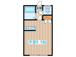 アドバンス八幡【2階】の間取り