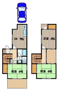タウンハウス富士IIの間取り