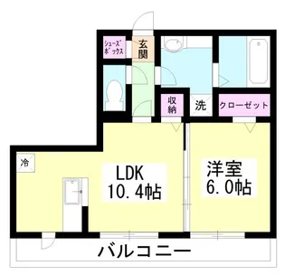 カメリア【1階】の間取り