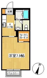 ヴィアーレ【2階】の間取り