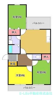 GREEN CABIN【2階】の間取り