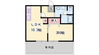 プランドール【1階】の間取り