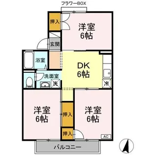 セジュール99【1階】の間取り