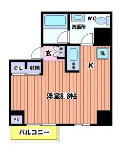 矢川ビル【4階】の間取り