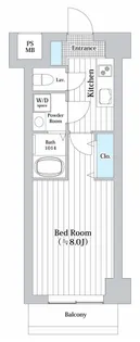 モ・アイ川崎西口【11階】の間取り