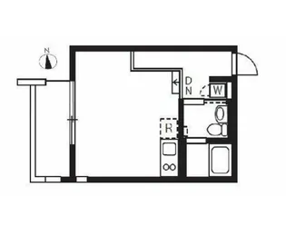 ALERO高円寺南【2階】の間取り
