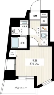 ジュエル大森山王【6階】の間取り