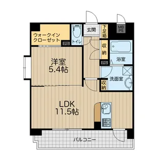 グランフィーネ春日【4階】の間取り