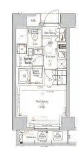 Log新川【4階】の間取り