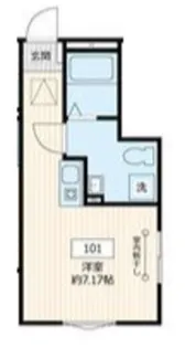 ブルームコート谷塚【1階】の間取り