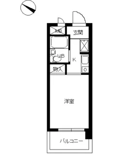 スカイコート戸越銀座【5階】の間取り