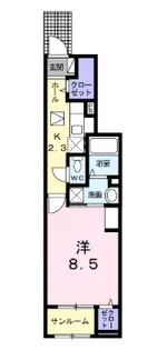 プルチーノ【1階】の間取り
