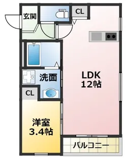 LIBERA刈谷元町【1階】の間取り