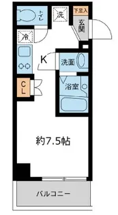 ラクラス池袋【2階】の間取り
