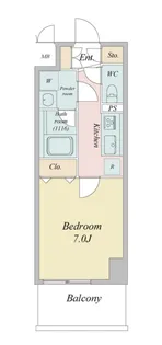 LaSante柏【7階】の間取り