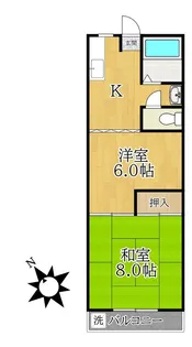 メゾン東小岩II【2階】の間取り