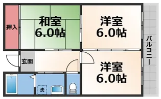 アネックス今里【4階】の間取り
