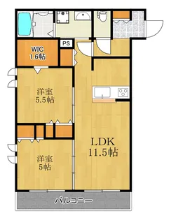 メゾン ミカサ【1階】の間取り