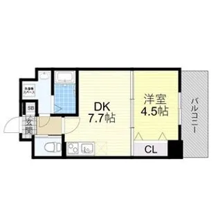 MSR新大阪南【4階】の間取り