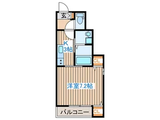 LUXE泉ヶ丘【1階】の間取り