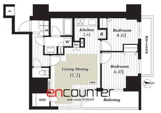 シティインデックス西日暮里【2階】の間取り