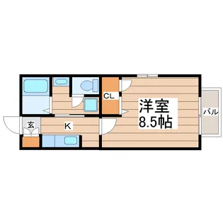 ソネット【2階】の間取り