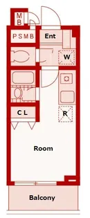SKレジデンス寺前【3階】の間取り