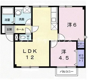 プラドール岡崎【2階】の間取り