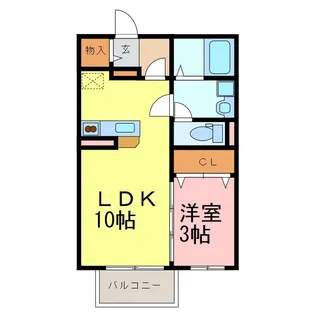 風見鶏【2階】の間取り