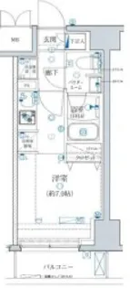 ARTESSIMO GREAS【8階】の間取り