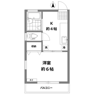 カーサ鈴木【2階】の間取り