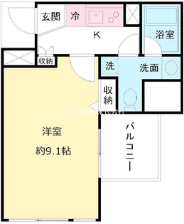 VIA LATTEA笹塚【11階】の間取り