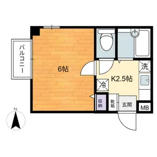 サンフラワー吉村【2階】の間取り