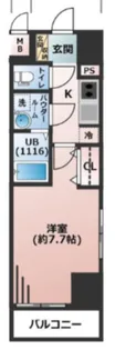 サムティ大阪WESTグランジール【5階】の間取り