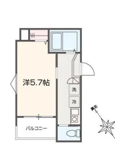 MELLAS尾久【2階】の間取り