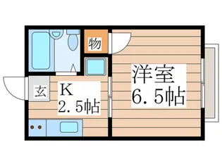 ジョイフル武蔵野【1階】の間取り