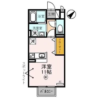 セゾンコート【2階】の間取り