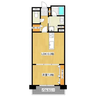 モントーレ香椎浜サーフタワー イーストウイング【3階】の間取り