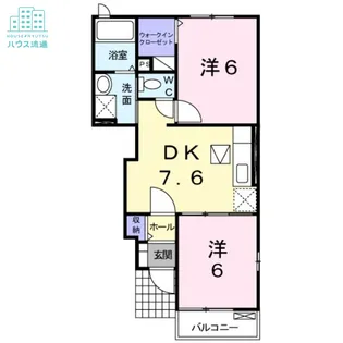 デフィ【1階】の間取り