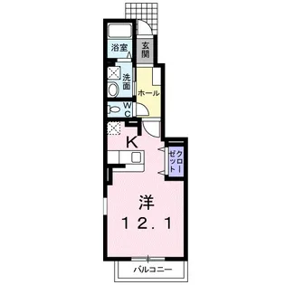 ラフレシール I【1階】の間取り