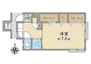 第三浅賀荘【2階】の間取り