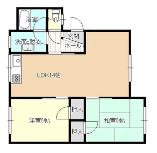 グランドハイツM【2階】の間取り