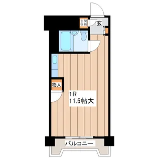 チサンマンション第2仙台【9階】の間取り