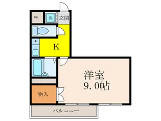 山本マンション【2階】の間取り
