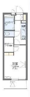 レオパレスMakearrowII【3階】の間取り