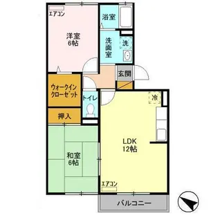 ハイツメルベーユ【2階】の間取り