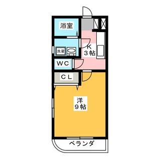 Haleiwa平町【2階】の間取り
