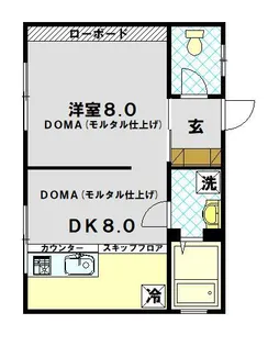 Landscape 平野町【1階】の間取り