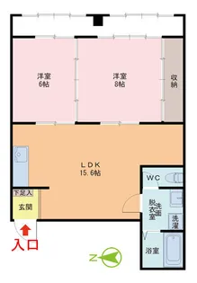 パークビレッジ春日【1階】の間取り