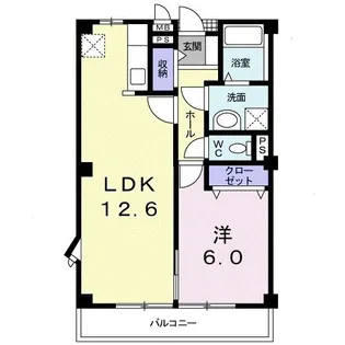グラン・カメリア【2階】の間取り